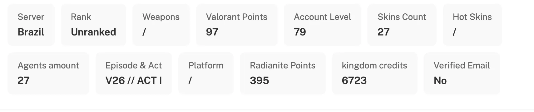 VALORANT | Comet Sword | Catrina | Shellspire Sword | 27 skins | 79 LVL | Warranty | Gift